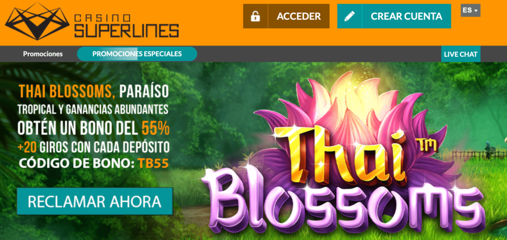 Superlines casino Argentina para ti